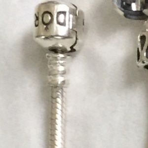 Pandora silver bracelet, 7.5inch